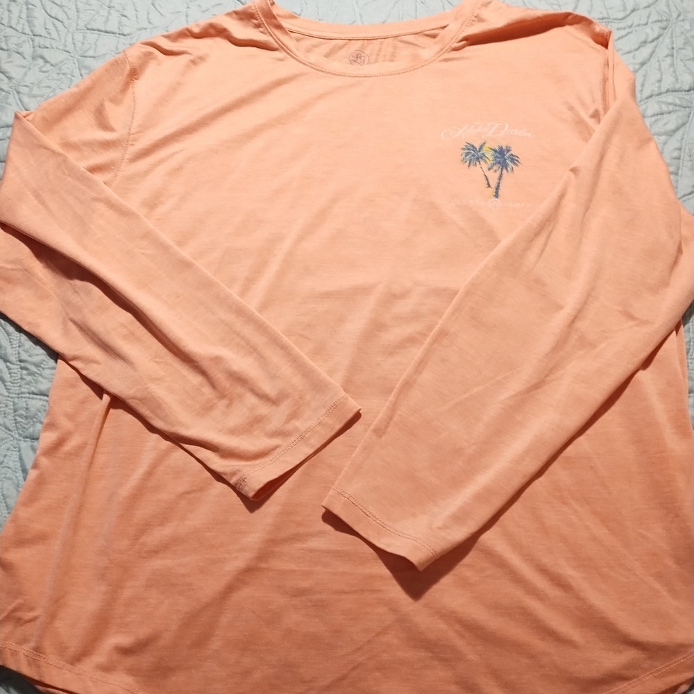 🇺🇸 Clearance 🇺🇸Lauren James Tropical Orange /Pink Shirt - Picture 4 of 6